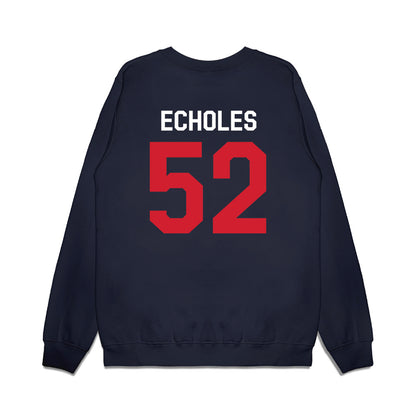 Ole Miss - NCAA Football : William Echoles - We're In Premium Crewneck Sweatshirt-1