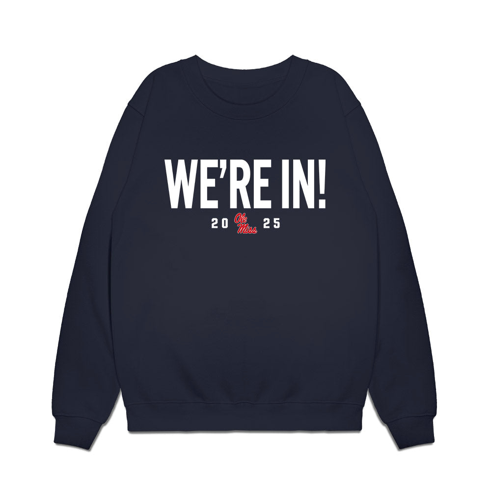 Ole Miss - NCAA Football : Domonique Thomas - We're In Premium Crewneck Sweatshirt-0