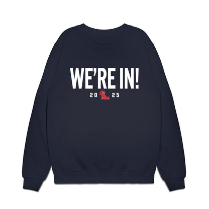 Ole Miss - NCAA Football : Jaylon Braxton - We're In Premium Crewneck Sweatshirt-0