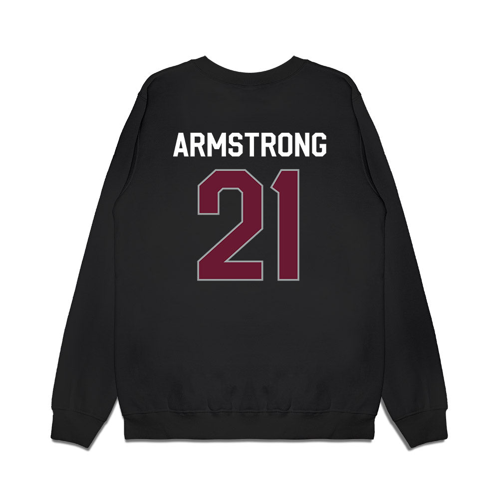 Texas A&M - NCAA Football : Kiotti Armstrong - We're In Premium Crewneck Sweatshirt-1