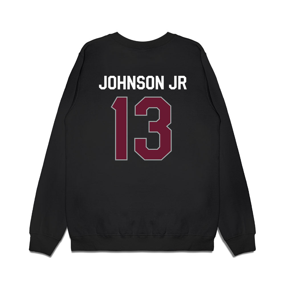Texas A&M - NCAA Football : Rashad "Tom Tom" Johnson Jr - We're In Premium Crewneck Sweatshirt-1