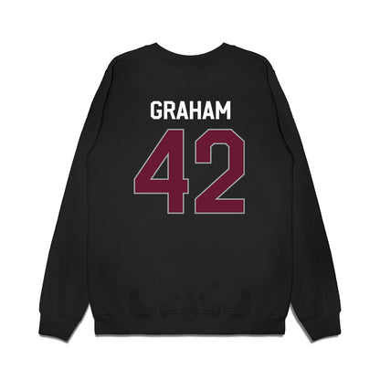Texas A&M - NCAA Football : Jackson Graham - We're In Premium Crewneck Sweatshirt-1