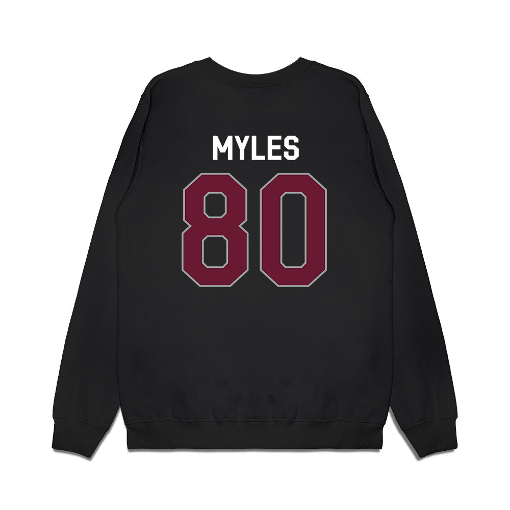 Texas A&M - NCAA Football : Jerome Myles - We're In Premium Crewneck Sweatshirt-1