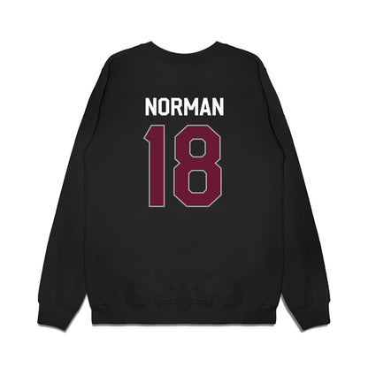 Texas A&M - NCAA Football : TK Norman - We're In Premium Crewneck Sweatshirt-1