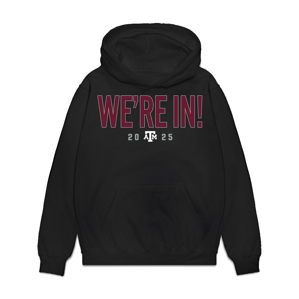 Texas A&M - NCAA Football : Jerome Myles - We're In Premium Hooded Sweatshirt-0
