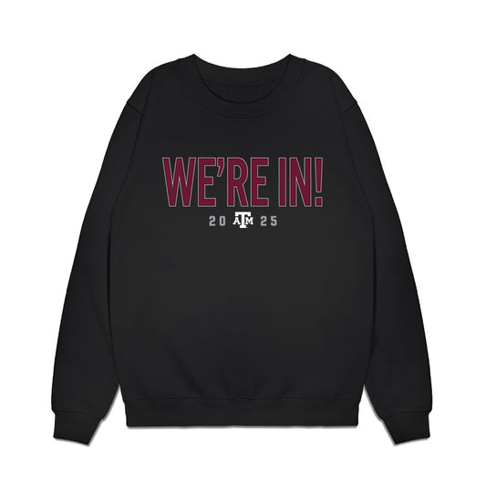Texas A&M - NCAA Football : Amari Niblack - We're In Premium Crewneck Sweatshirt-0