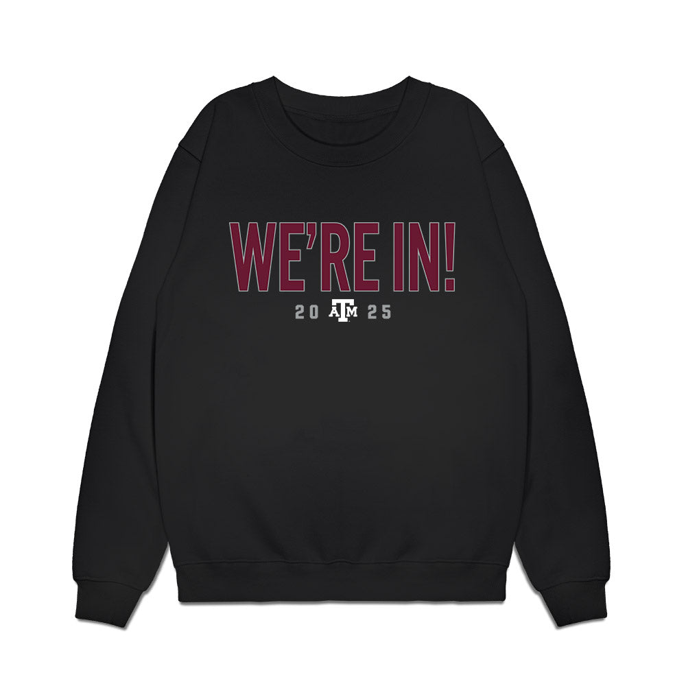 Texas A&M - NCAA Football : Blake Buntyn - We're In Premium Crewneck Sweatshirt-0