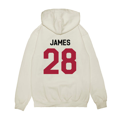 Oklahoma - NCAA Football : Marcus James - We're In Premium Hooded Sweatshirt-1