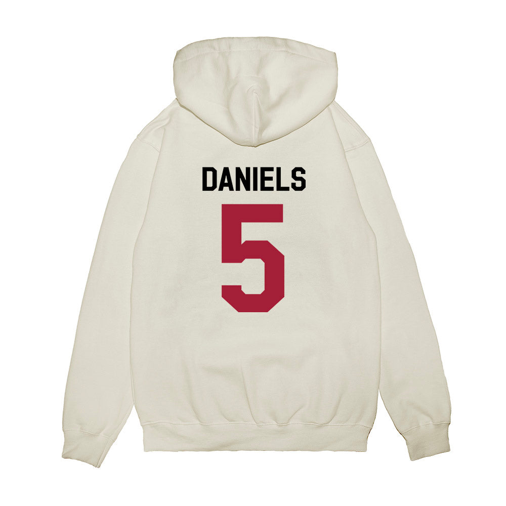 Oklahoma - NCAA Football : Kendal Daniels - We're In Premium Hooded Sweatshirt-1