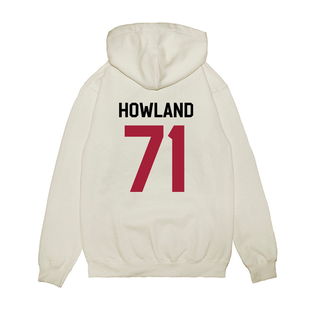 Oklahoma - NCAA Football : Logan Howland - We're In Premium Hooded Sweatshirt-1