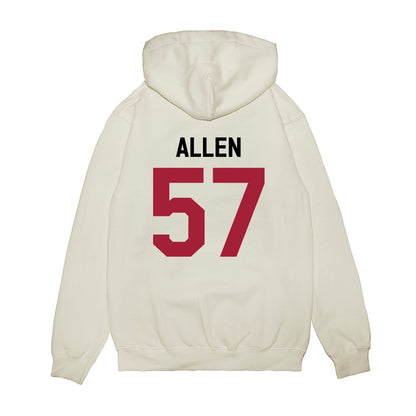 Oklahoma - NCAA Football : Gunnar Allen - We're In Premium Hooded Sweatshirt-1