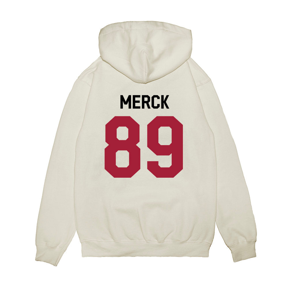 Oklahoma - NCAA Football : Eli Merck - We're In Premium Hooded Sweatshirt-1