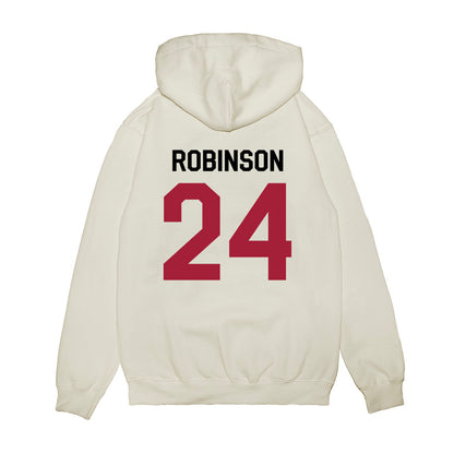 Oklahoma - NCAA Football : Xavier Robinson - We're In Premium Hooded Sweatshirt-1