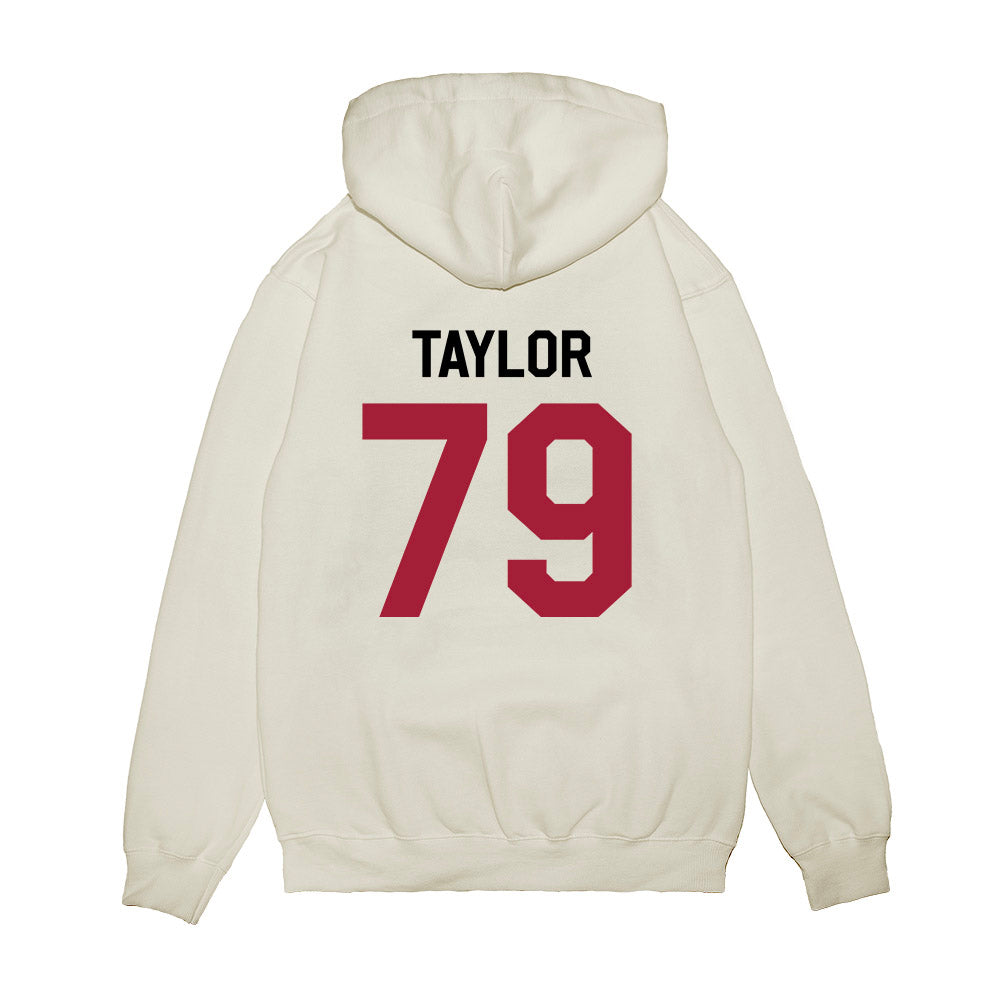 Oklahoma - NCAA Football : Jake Taylor - We're In Premium Hooded Sweatshirt-1