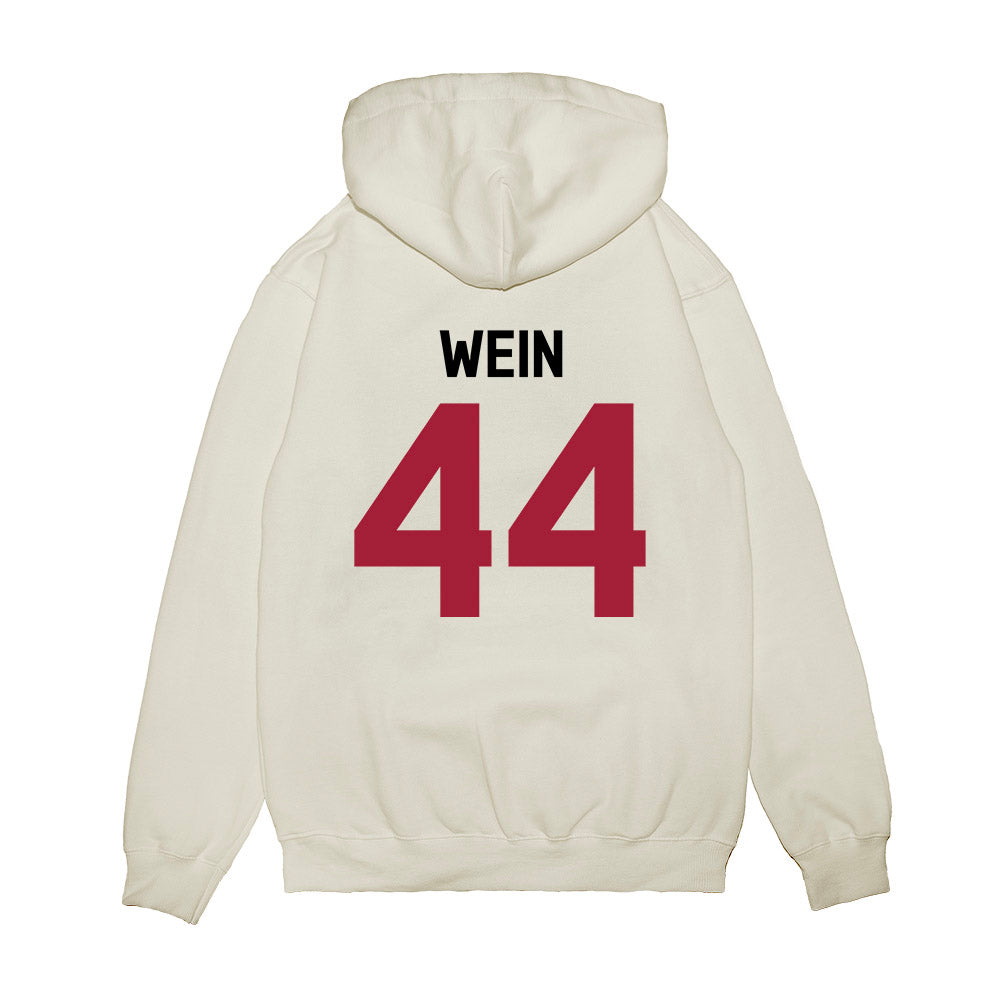 Oklahoma - NCAA Football : Taylor Wein - We're In Premium Hooded Sweatshirt-1