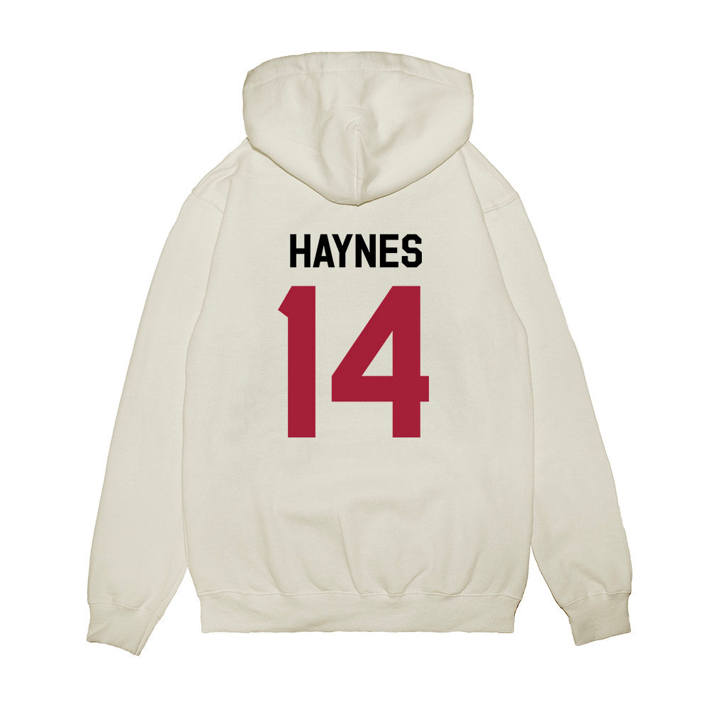 Oklahoma - NCAA Football : Trystan Haynes - We're In Premium Hooded Sweatshirt-1