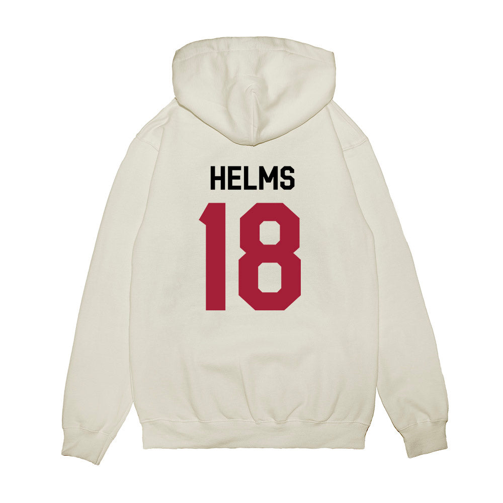 Oklahoma - NCAA Football : Kaden Helms - We're In Premium Hooded Sweatshirt-1