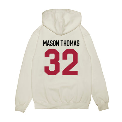 Oklahoma - NCAA Football : R Mason Thomas - We're In Premium Hooded Sweatshirt-1