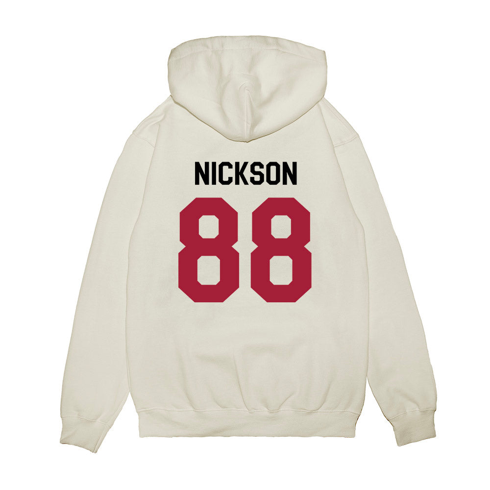 Oklahoma - NCAA Football : CJ Nickson - We're In Premium Hooded Sweatshirt-1