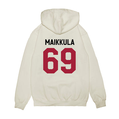 Oklahoma - NCAA Football : Jake Maikkula - We're In Premium Hooded Sweatshirt-1