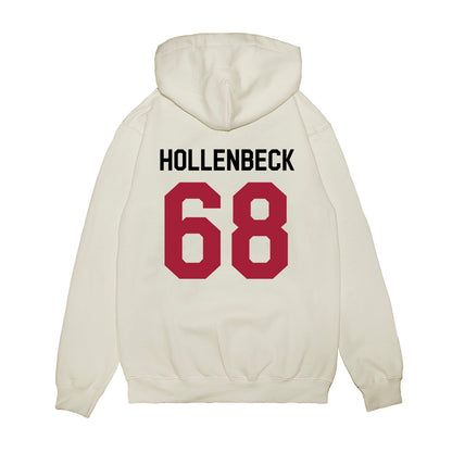Oklahoma - NCAA Football : Owen Hollenbeck - We're In Premium Hooded Sweatshirt-1