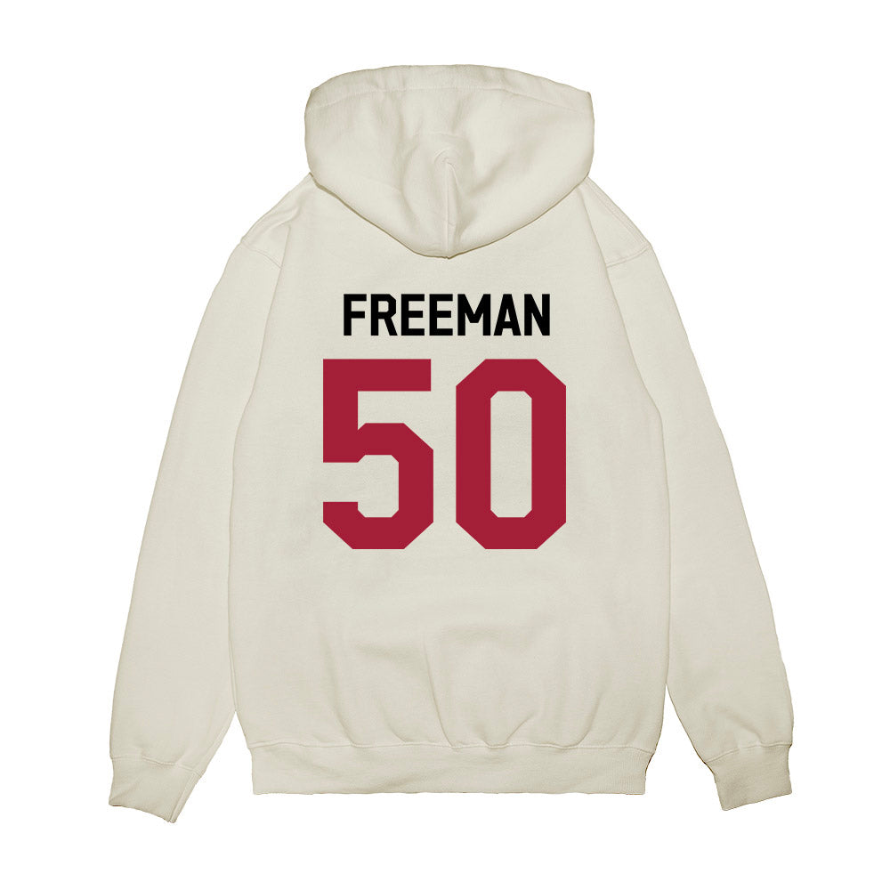 Oklahoma - NCAA Football : Seth Freeman - We're In Premium Hooded Sweatshirt-1