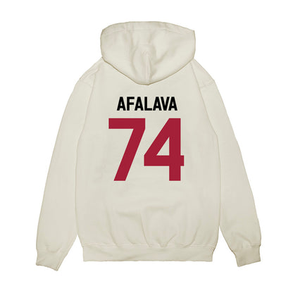 Oklahoma - NCAA Football : Darius Afalava - We're In Premium Hooded Sweatshirt-1