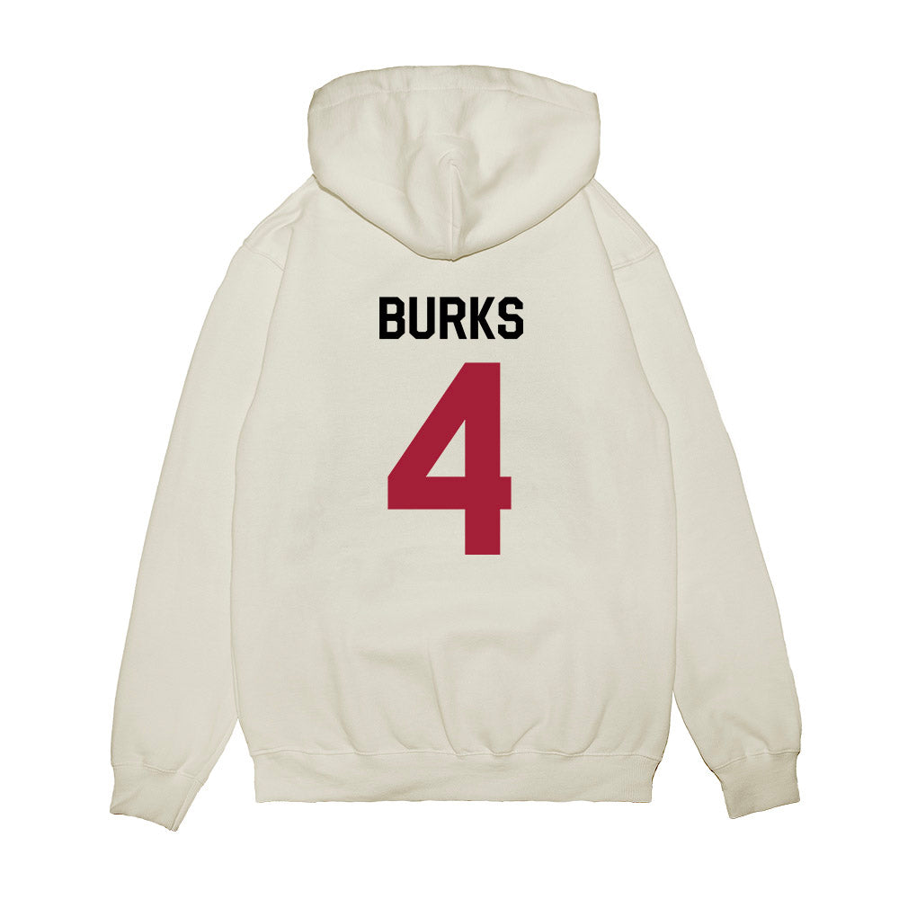 Oklahoma - NCAA Football : Deion Burks - We're In Premium Hooded Sweatshirt-1