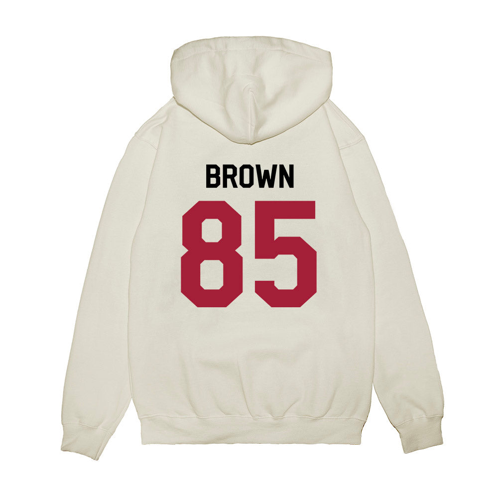 Oklahoma - NCAA Football : Trey Brown - We're In Premium Hooded Sweatshirt-1