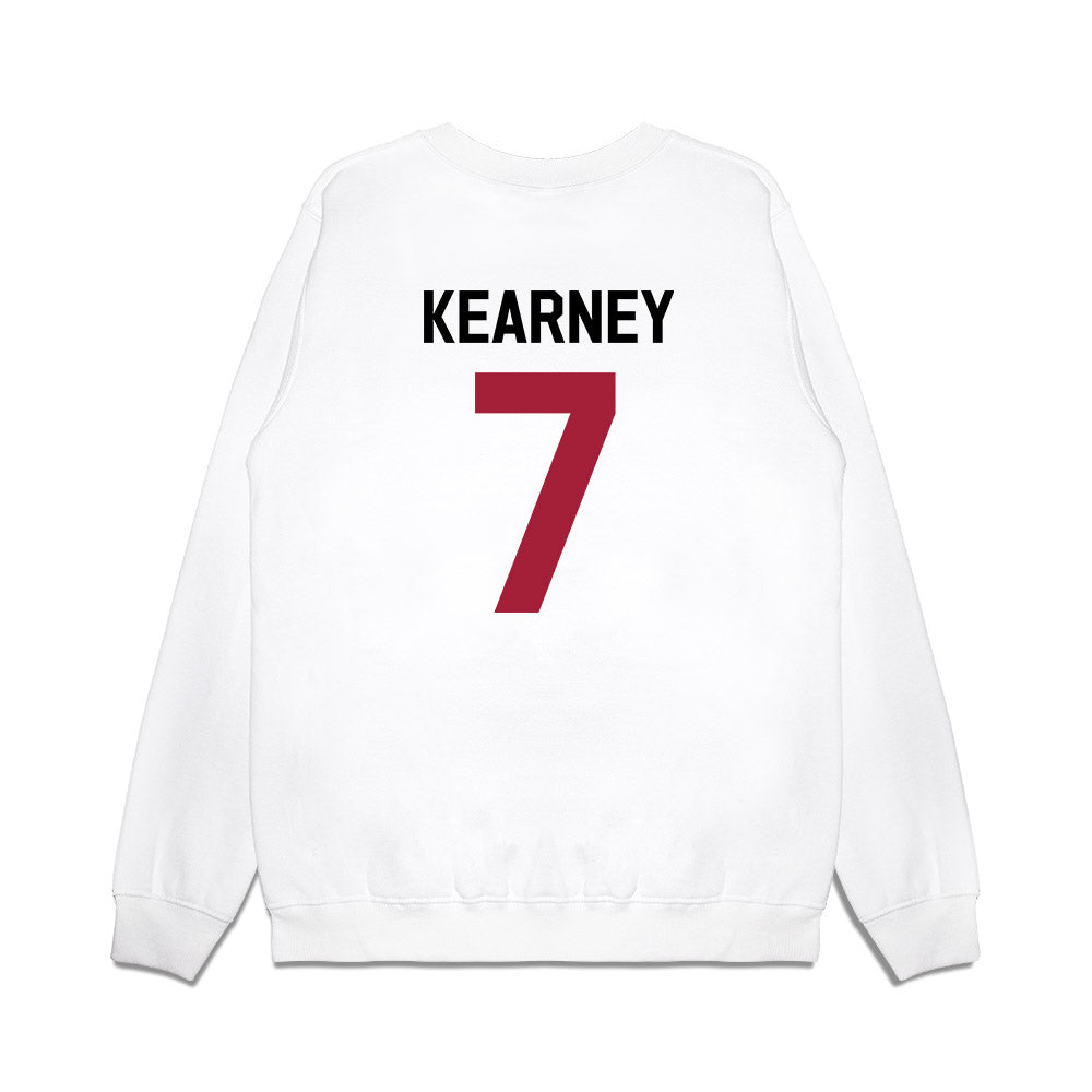 Oklahoma - NCAA Football : Zion Kearney - We're In Premium Crewneck Sweatshirt-1