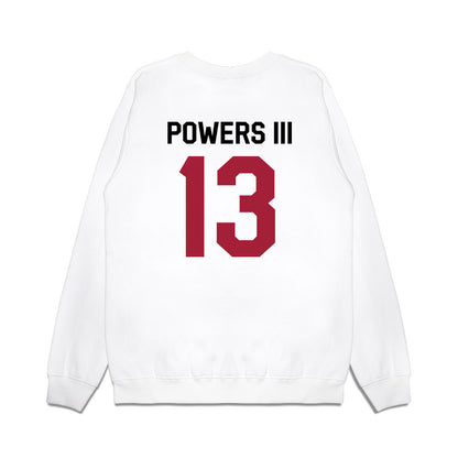Oklahoma - NCAA Football : Reggie Powers III - We're In Premium Crewneck Sweatshirt-1