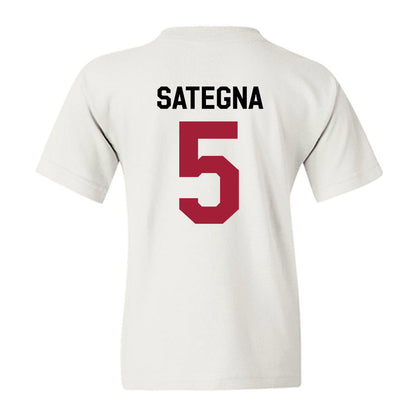 Oklahoma - NCAA Football : Isaiah Sategna - We're In Youth T-Shirt-1