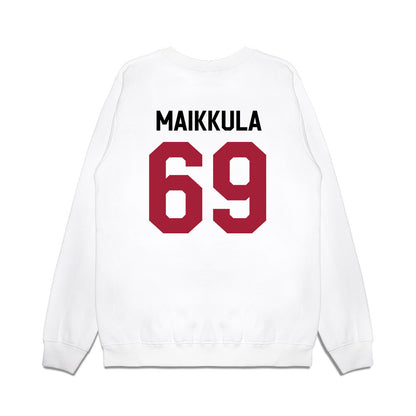 Oklahoma - NCAA Football : Jake Maikkula - We're In Premium Crewneck Sweatshirt-1