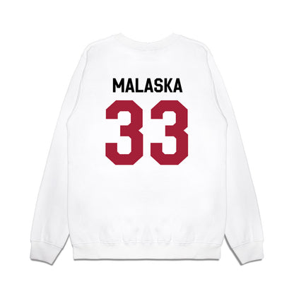 Oklahoma - NCAA Football : Jocelyn Malaska - We're In Premium Crewneck Sweatshirt-1