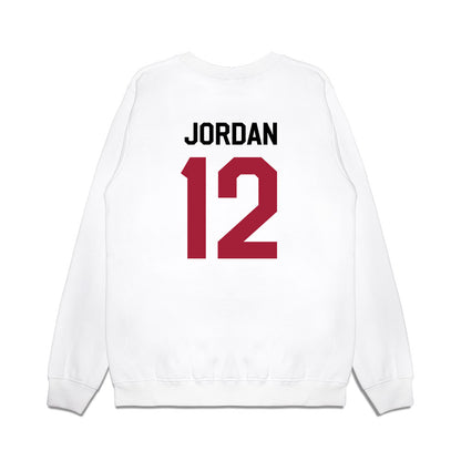 Oklahoma - NCAA Football : Devon Jordan - We're In Premium Crewneck Sweatshirt-1