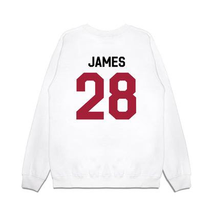 Oklahoma - NCAA Football : Marcus James - We're In Premium Crewneck Sweatshirt-1