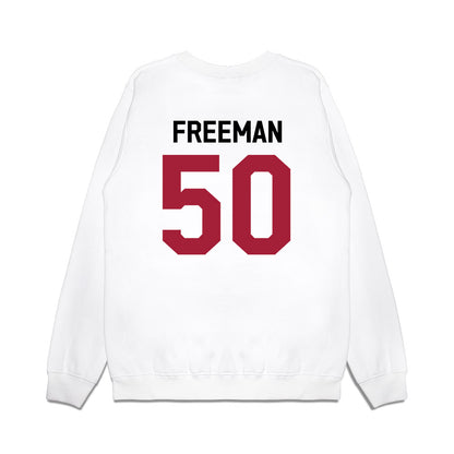 Oklahoma - NCAA Football : Seth Freeman - We're In Premium Crewneck Sweatshirt-1