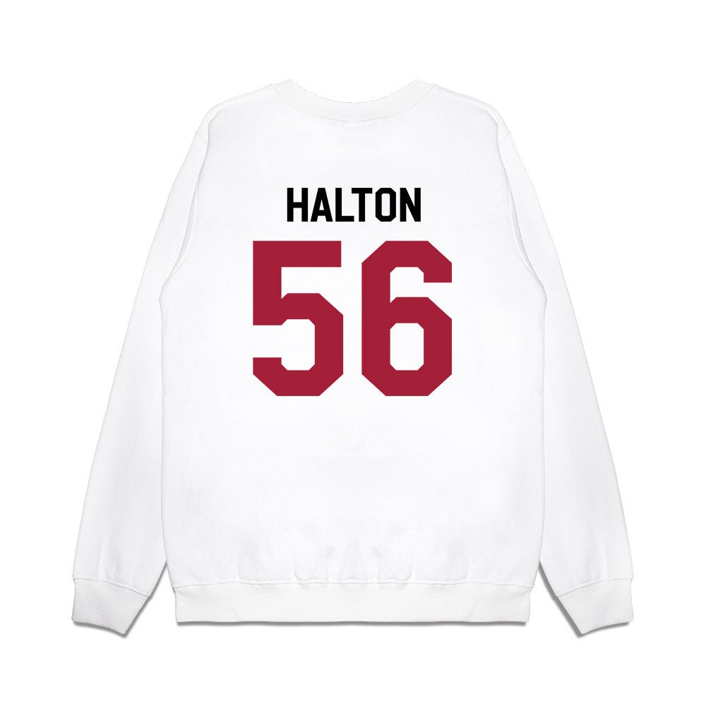 Oklahoma - NCAA Football : Gracen Halton - We're In Premium Crewneck Sweatshirt-1