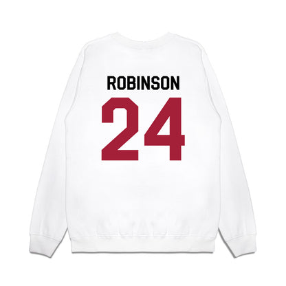 Oklahoma - NCAA Football : Xavier Robinson - We're In Premium Crewneck Sweatshirt-1