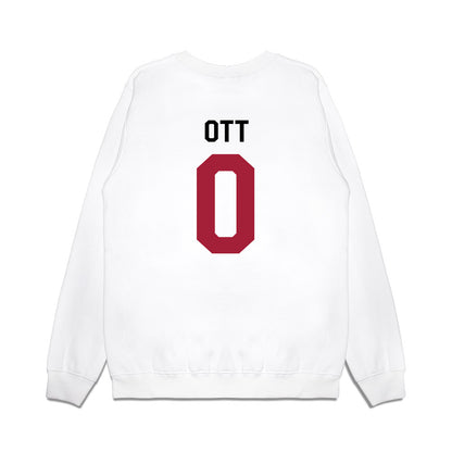 Oklahoma - NCAA Football : Jaydn Ott - We're In Premium Crewneck Sweatshirt-1