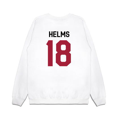 Oklahoma - NCAA Football : Kaden Helms - We're In Premium Crewneck Sweatshirt-1