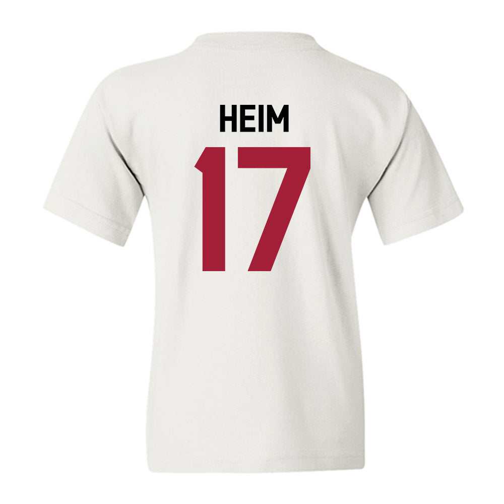 Oklahoma - NCAA Football : Taylor Heim - We're In Youth T-Shirt-1