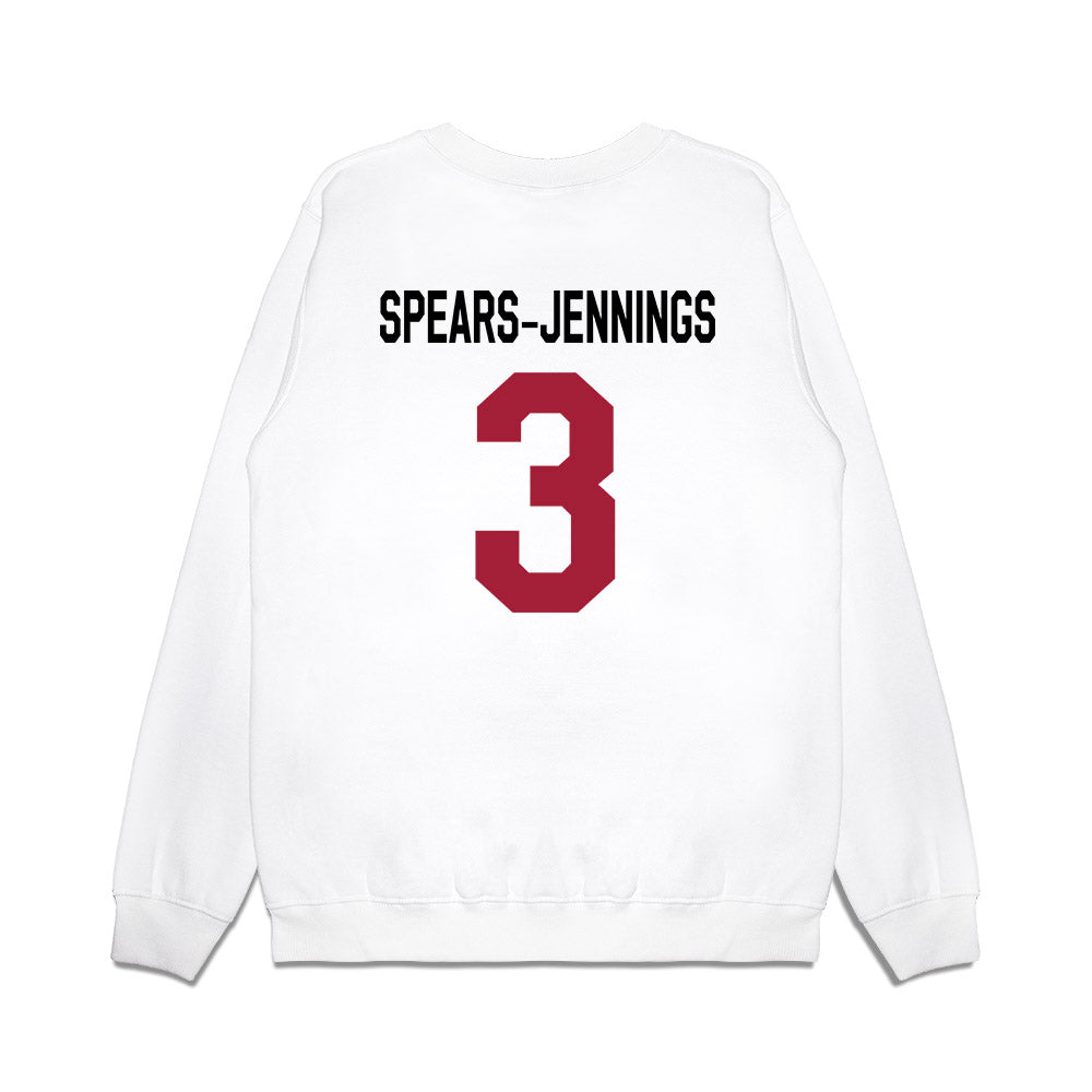 Oklahoma - NCAA Football : Robert Spears-Jennings - We're In Premium Crewneck Sweatshirt-1