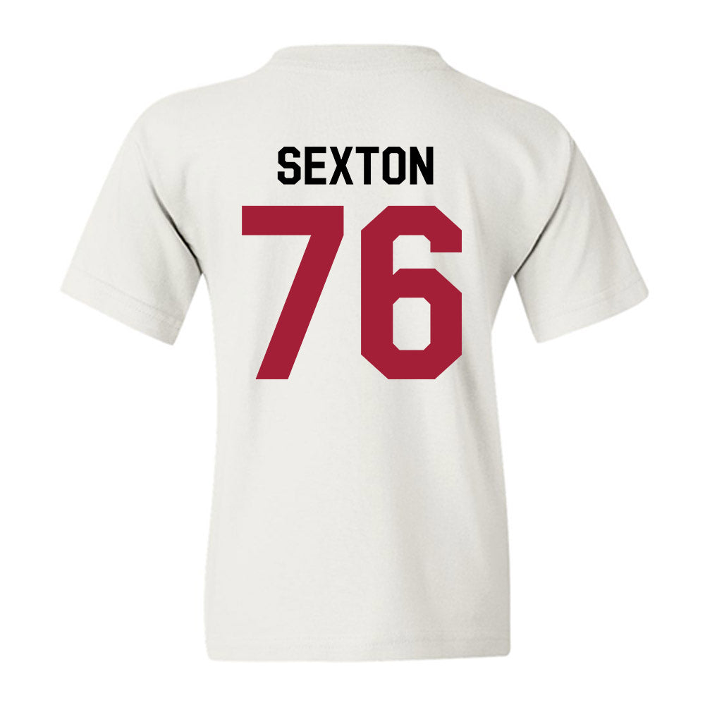 Oklahoma - NCAA Football : Jacob Sexton - We're In Youth T-Shirt-1