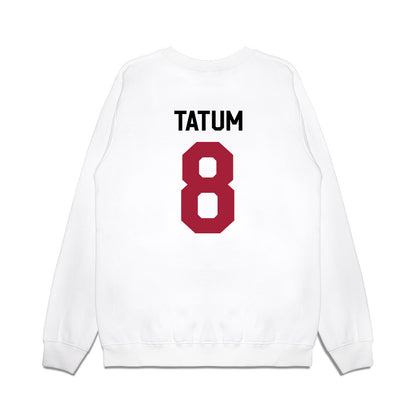 Oklahoma - NCAA Football : Taylor Tatum - We're In Premium Crewneck Sweatshirt-1
