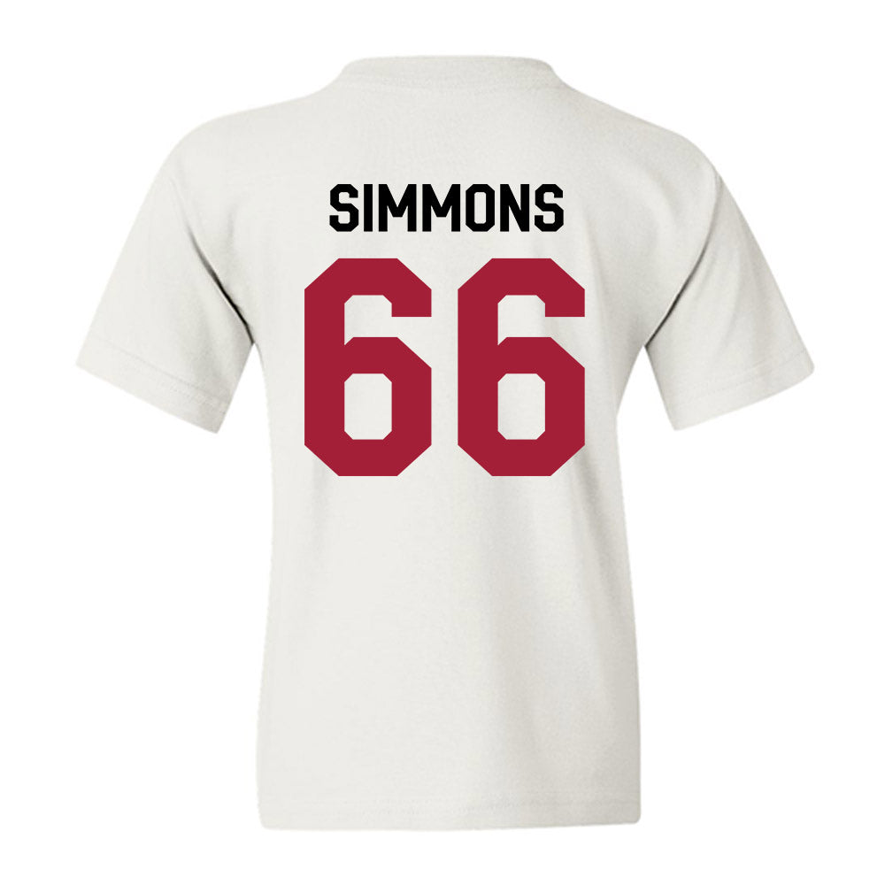 Oklahoma - NCAA Football : Derek Simmons - We're In Youth T-Shirt-1