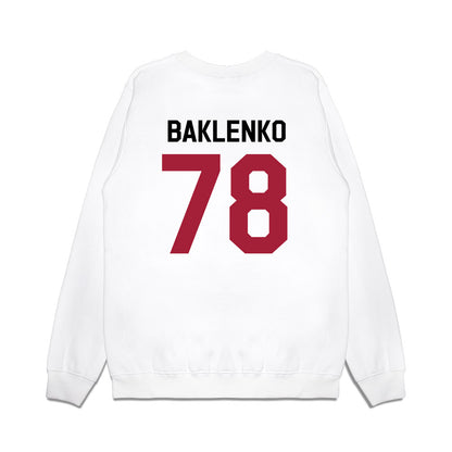 Oklahoma - NCAA Football : Luke Baklenko - We're In Premium Crewneck Sweatshirt-1