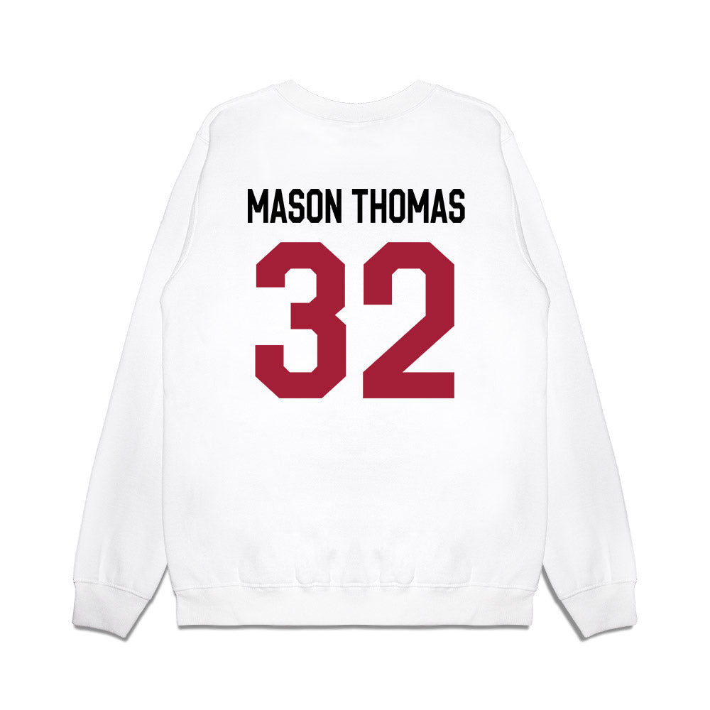 Oklahoma - NCAA Football : R Mason Thomas - We're In Premium Crewneck Sweatshirt-1