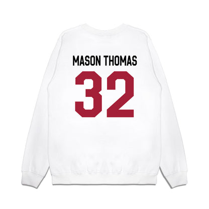 Oklahoma - NCAA Football : R Mason Thomas - We're In Premium Crewneck Sweatshirt-1