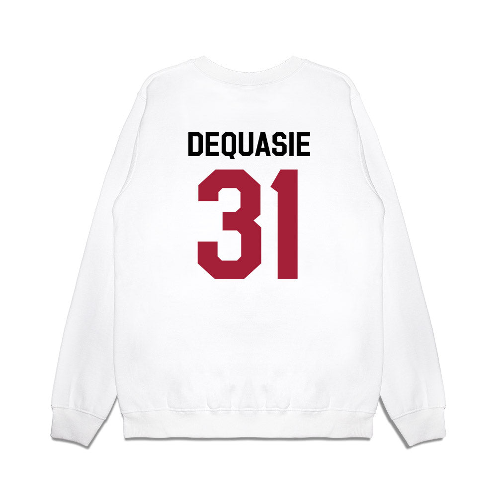 Oklahoma - NCAA Football : Reed DeQuasie - We're In Premium Crewneck Sweatshirt-1